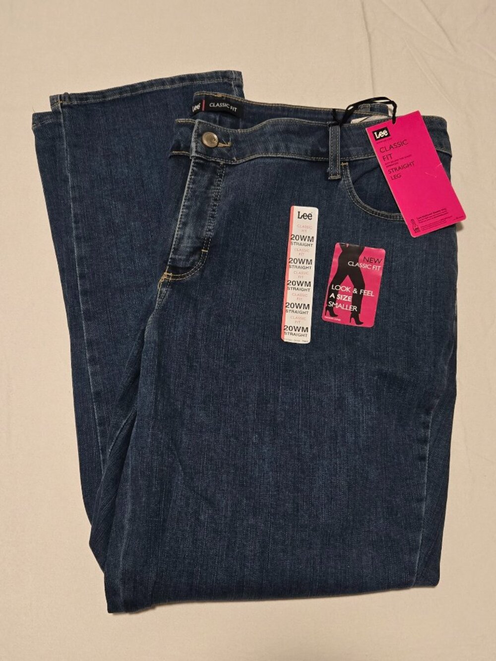 NWT Lee classic fit straight leg jeans - 20W
